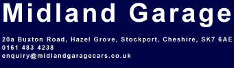 Midland Garage, Hazel Grove, Stockport